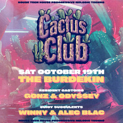 Cactus Club 2 / Oct 2024 / Melodic Techno Trance / 90s Trance Classics