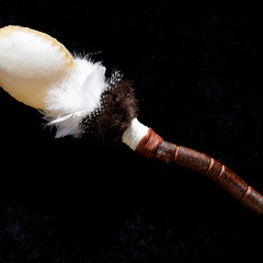 Buffalo (American Bison) Shaman's Rattle