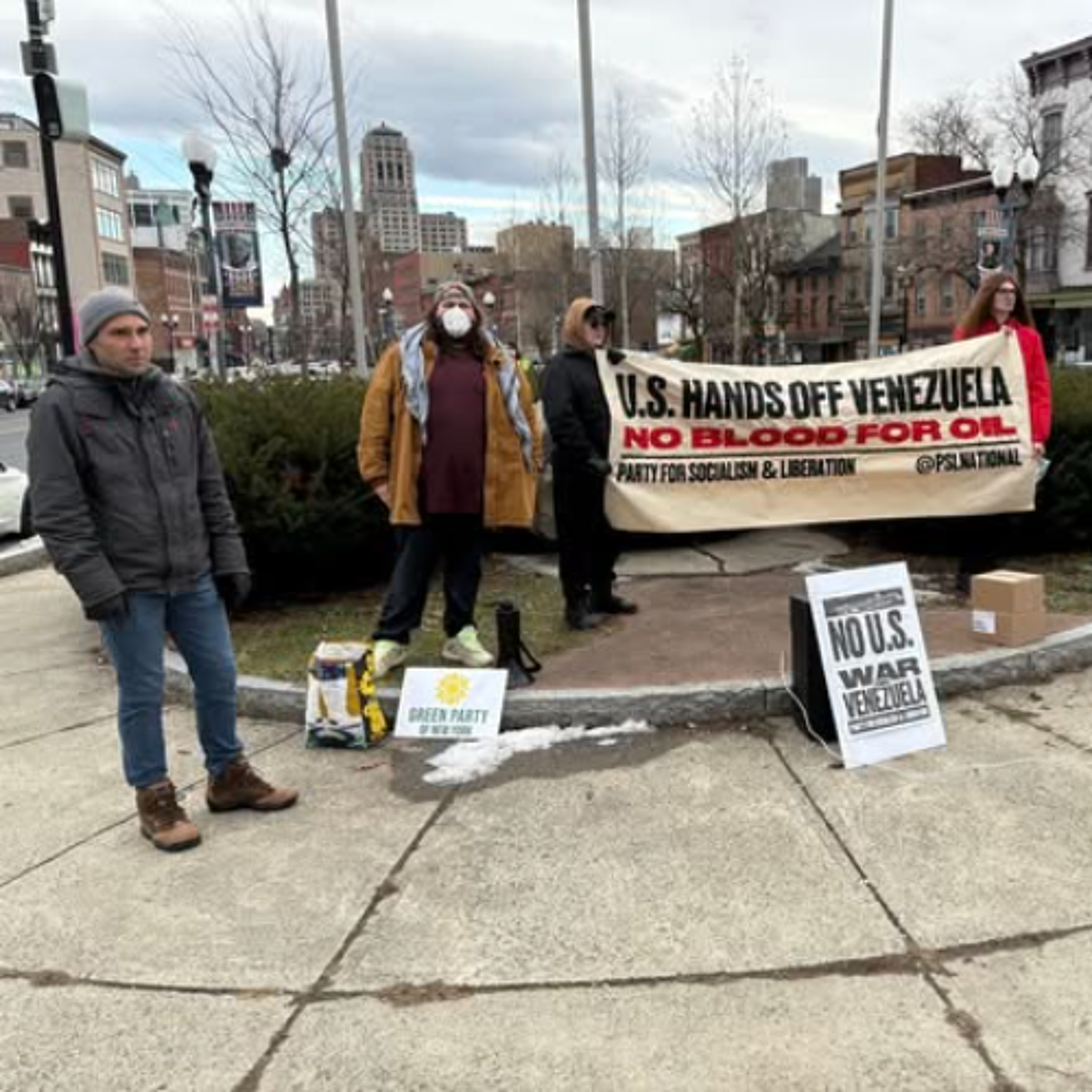 Albany Says Hands Off Venezuela Jan 11 2026 episode artwork