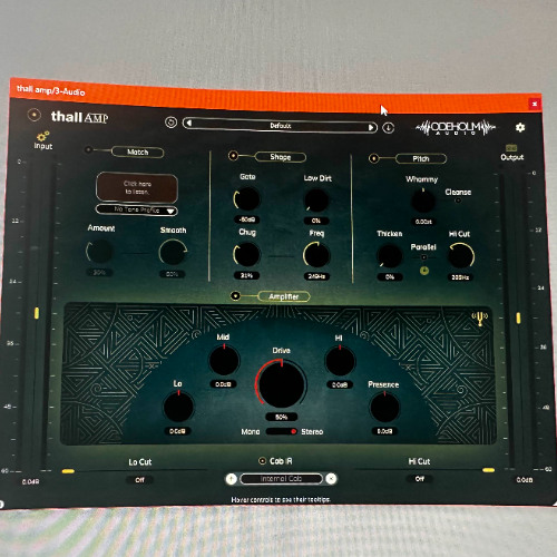 thall amp test