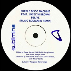 Purple Disco Maschine & Jocelyn Brown - Believe (Ramio Rodigano Remake)FREE DOWNLOAD