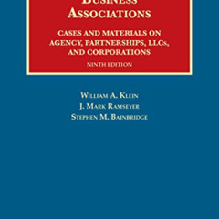 [GET] PDF 📪 Business Associations, Cases and Materials on Agency, Partnerships, and