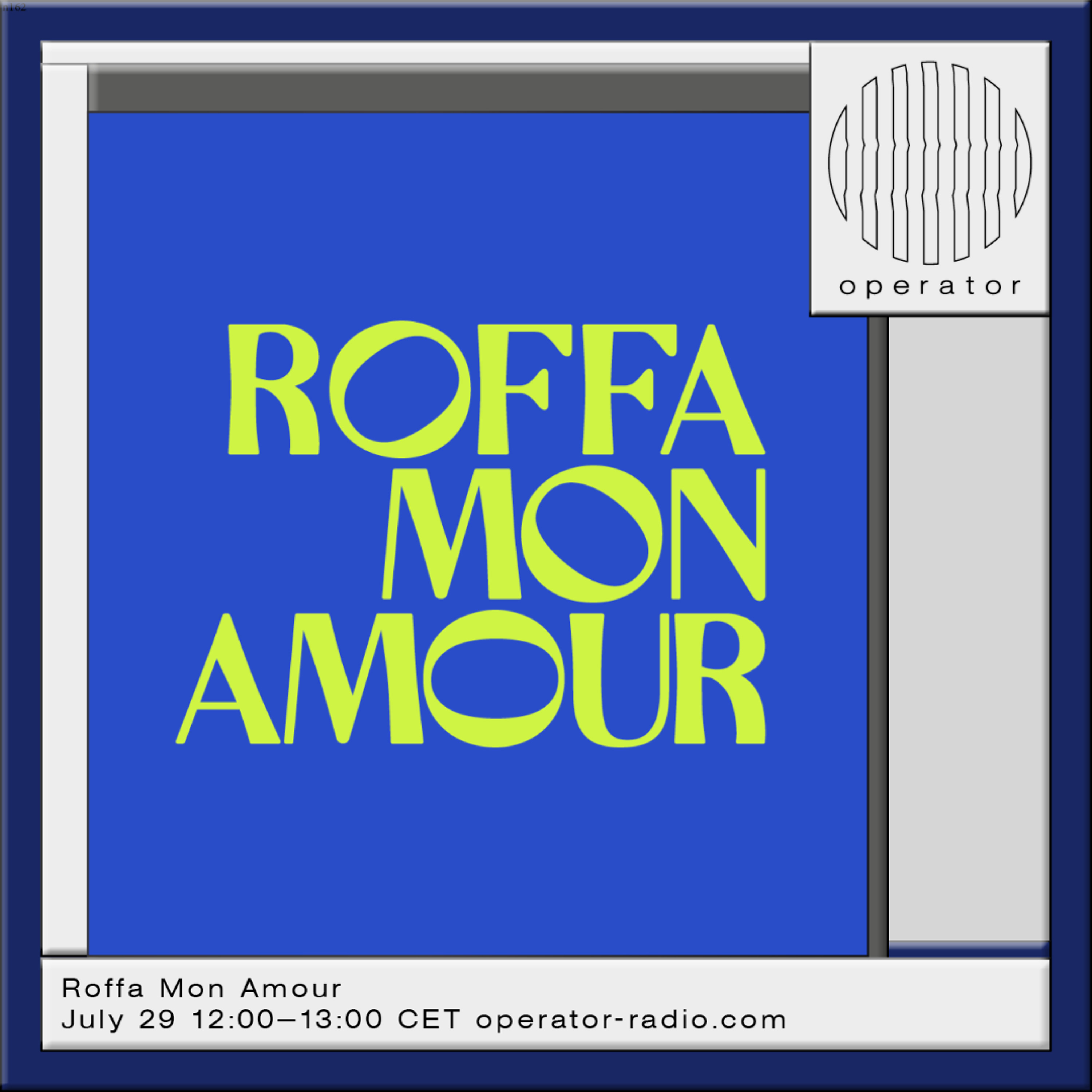 Roffa Mon Amour: The New Jury 2026 - 29th July 2026 episode artwork