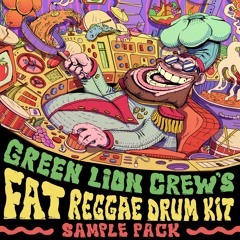 GREEN LION CREW's FAT REGGAE DRUM KIT SAMPLE PACK