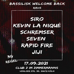 [Live-Recording] 17/09/2021 BassIlIsk Welcome Back Rave @ Club Z im Zimmermanns