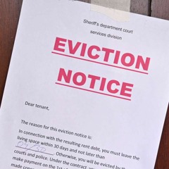 Final warning, Eviction Notice