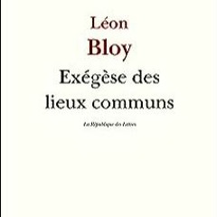 ⬇️ LIRE EBOOK Exégèse des Lieux Communs (French Edition) Online