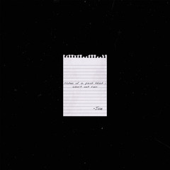 Notes of a past that i can’t out run