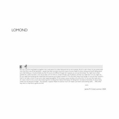Lomond (2020): Guildhall Experimental Music Marathon; London; 2025