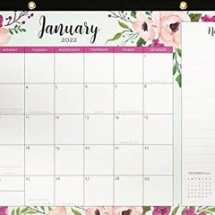 Access [KINDLE PDF EBOOK EPUB] 2022 Floral Desk Calendar, 17 x 11 inches (12-Month Desk/Wall Calenda