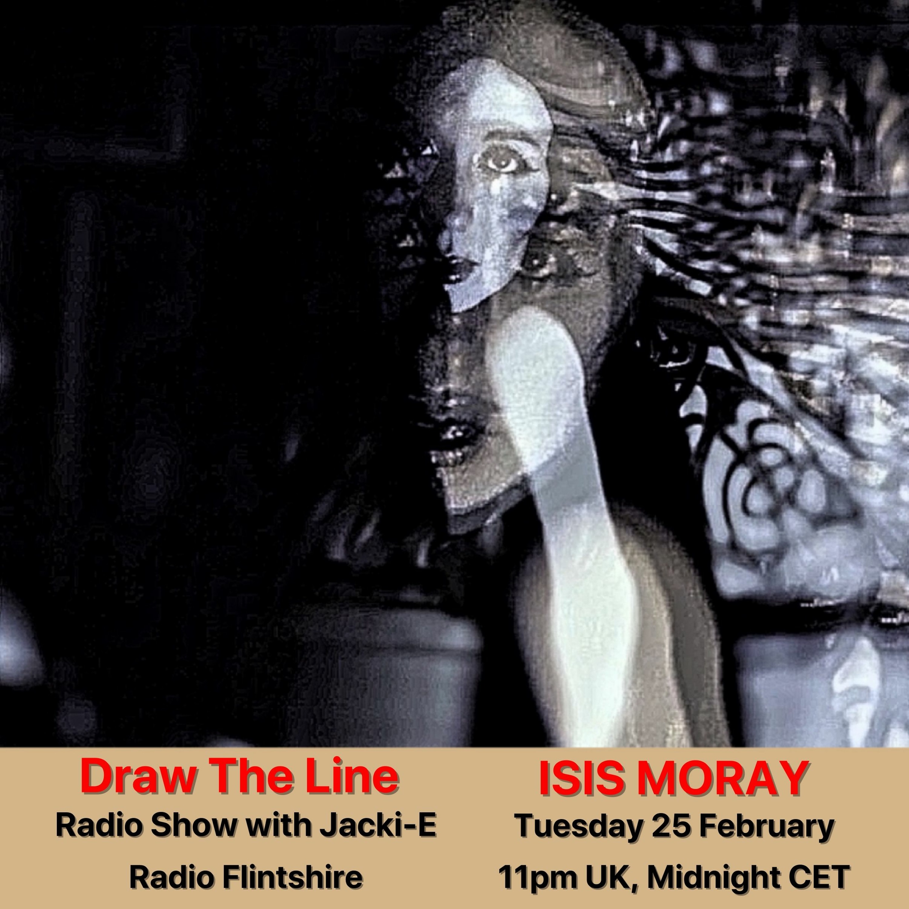 #089 Draw The Line Radio Show 25-02-2020 with guest mix 2nd hr by Isis Moray episode artwork