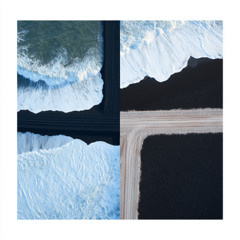 the black sand