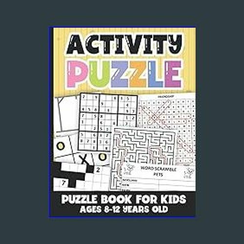 Activity Book Brain Teasers for Kids 8-12: Exercise Book with Different  Tasks, Sudoku, Mazes, Word Search, Scramble, Easy Level