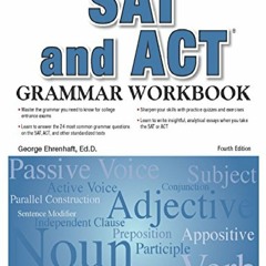 get [pdf] download SAT and ACT Grammar Workbook (Barron's Test Prep)