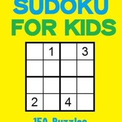 kindle👌 4 x 4 Sudoku for Kids: 150 Puzzles