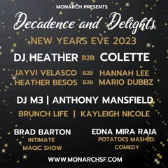 Hannah Lee & Jayvi Velasco Live NYE 12-31-22 at Monarch, San Francisco, USA