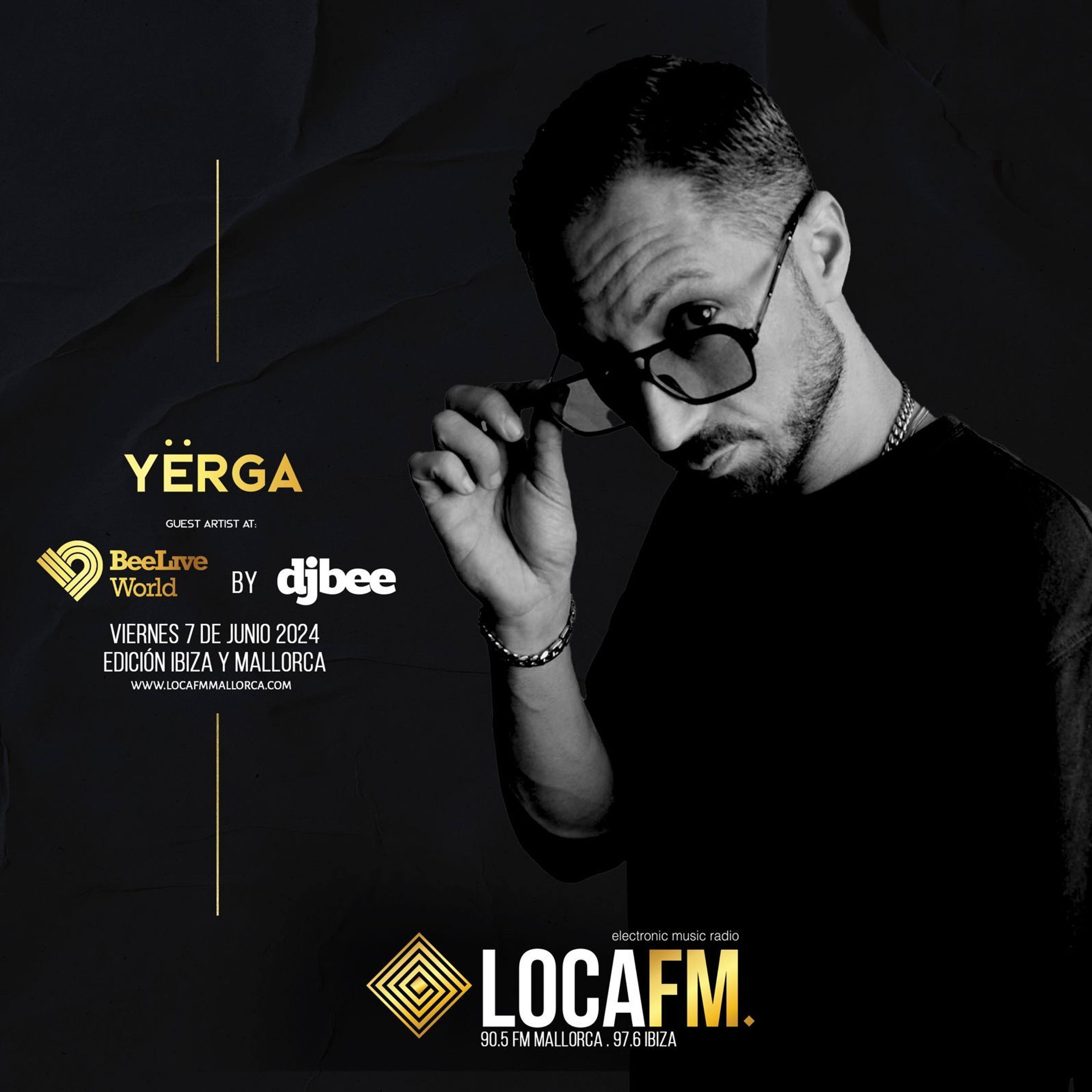 Podcast 559 BeeLiveWorld by DJ Bee 06.06.24 Side A YËRGA Guest Dj episode artwork