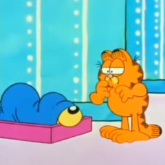 its almost time for bed Odie