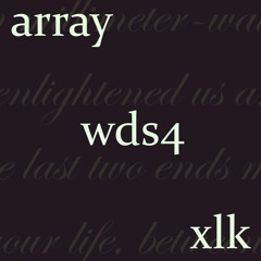 𝐀𝐑𝐑𝐀𝐘 (WARDUB_S4)