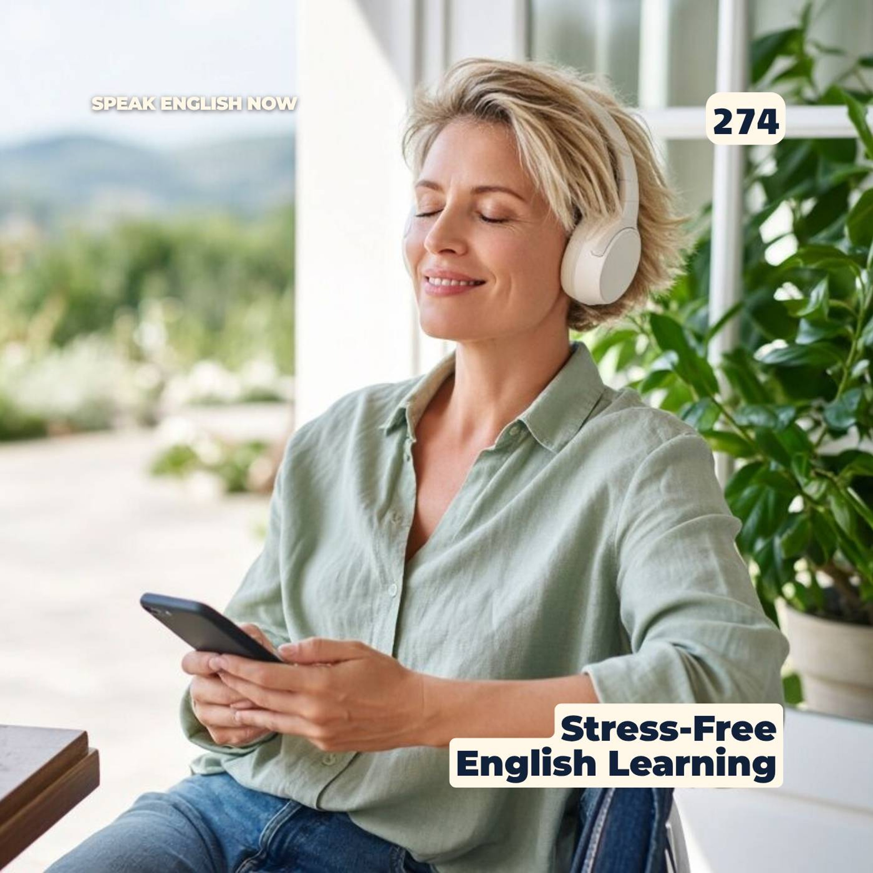 #274 Stress-Free English Learning and Healthy Living Tips episode artwork