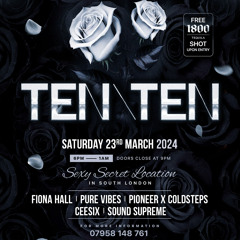 Fiona Hall presents.. TEN \ TEN PROMO MIX (March 23rd 2024)