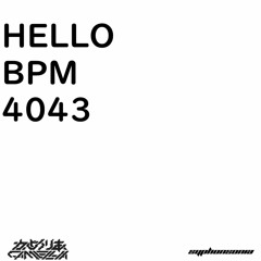 Hello (BPM) 4043