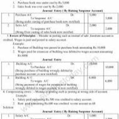 Rectification Of Errors Class 11 Pdf Download