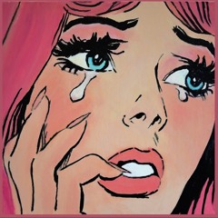Tears on her face