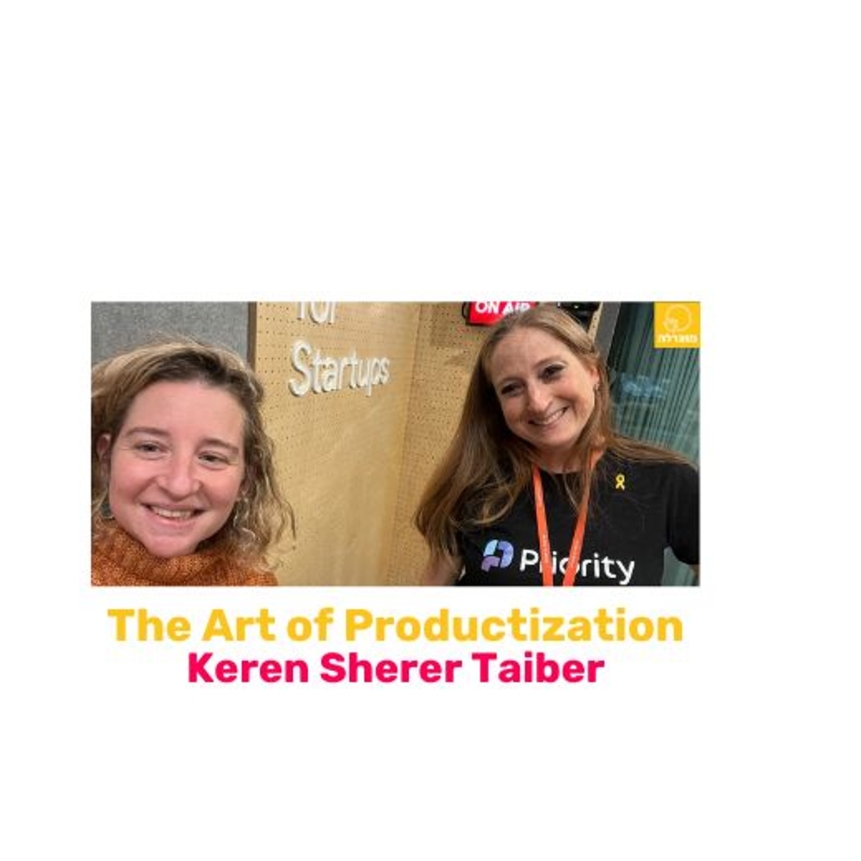 268 - The Art of Productization (feat. Keren Sherer Taiber @Priority) מוצרלה | Mozzarella- A Product Management Podcast 268 - The Art of Productization (feat. Keren Sherer Taiber @Priority)