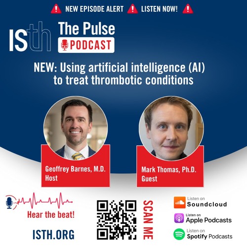 Using artificial intelligence (AI) to treat thrombotic conditions
