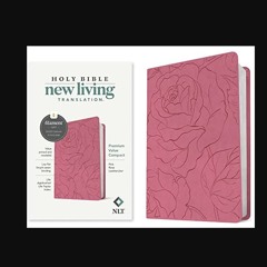 NLT Premium Value Compact Bible, Filament-Enabled Edition (LeatherLike, Pink Rose)     Imitation L