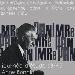 Imre Pán, journée d'étude 3/4 - Anne Bonnin "Correspondances portugaises, Paris-Lisbonne"