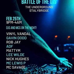 BATTLE OF THE DJ/S CLUB ZEROS-UNDERGROUND   DJ VINYL VANDAL       25-2-23    PROMO