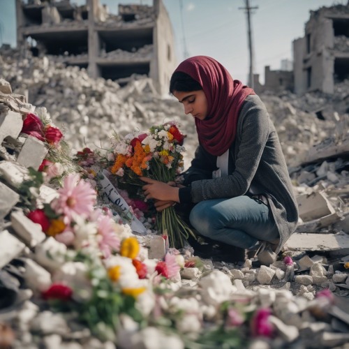 Flowers On The Battlefield