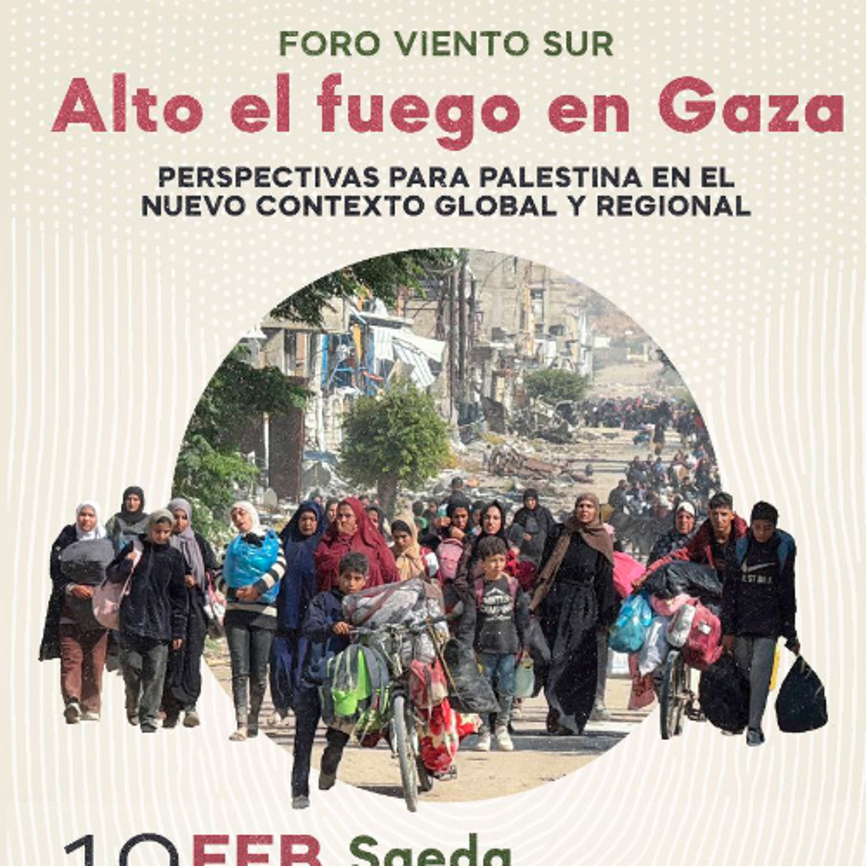 Foro Viento Sur,  Alto el fuego en Gaza: perspectivas para Palestina en el nuevo contexto global y regional. episode artwork