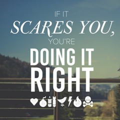 " If you feel scared, what will you do"