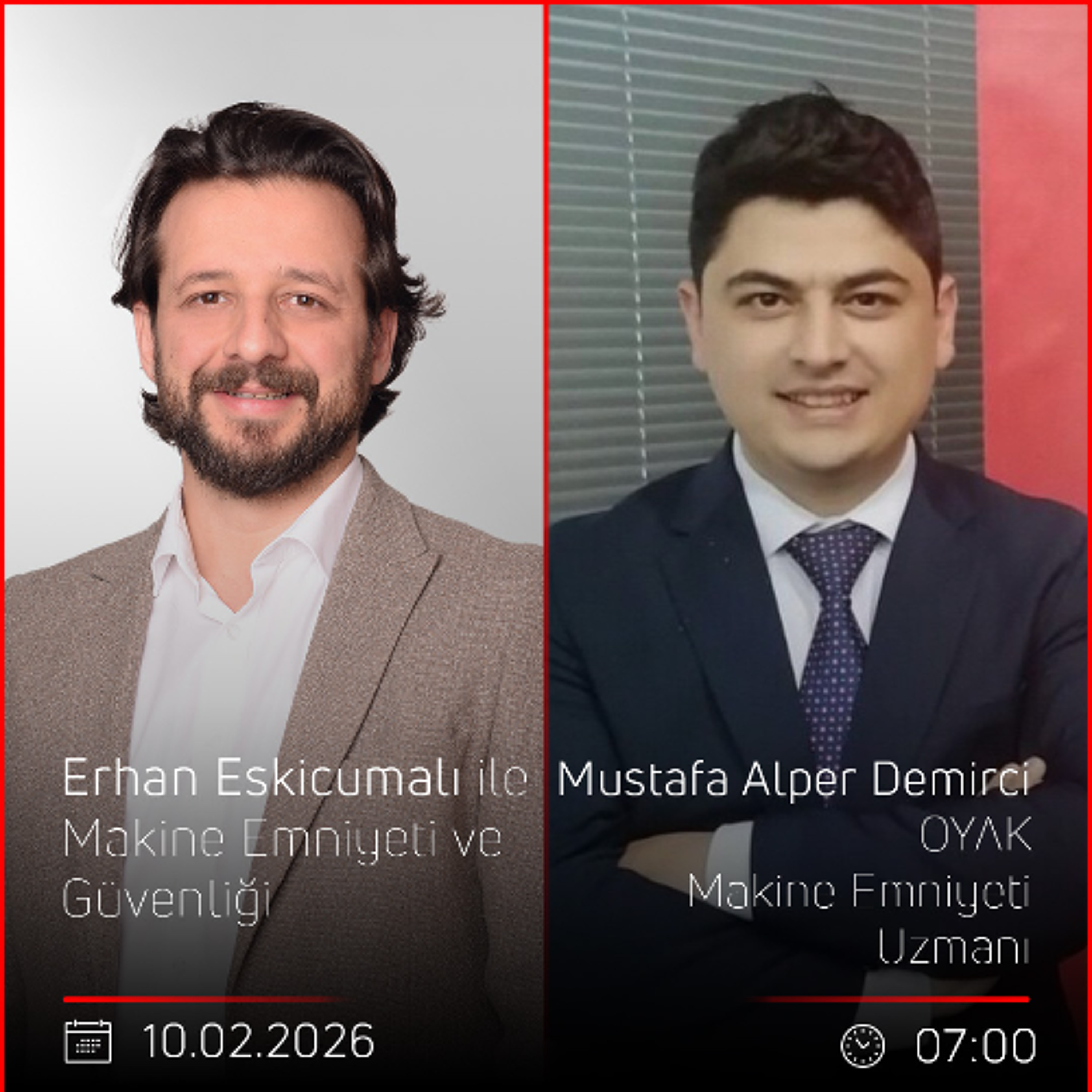 Mustafa Alper Demirci – Erhan Eskicumalı ile Makine Emniyeti ve Güvenliği episode artwork