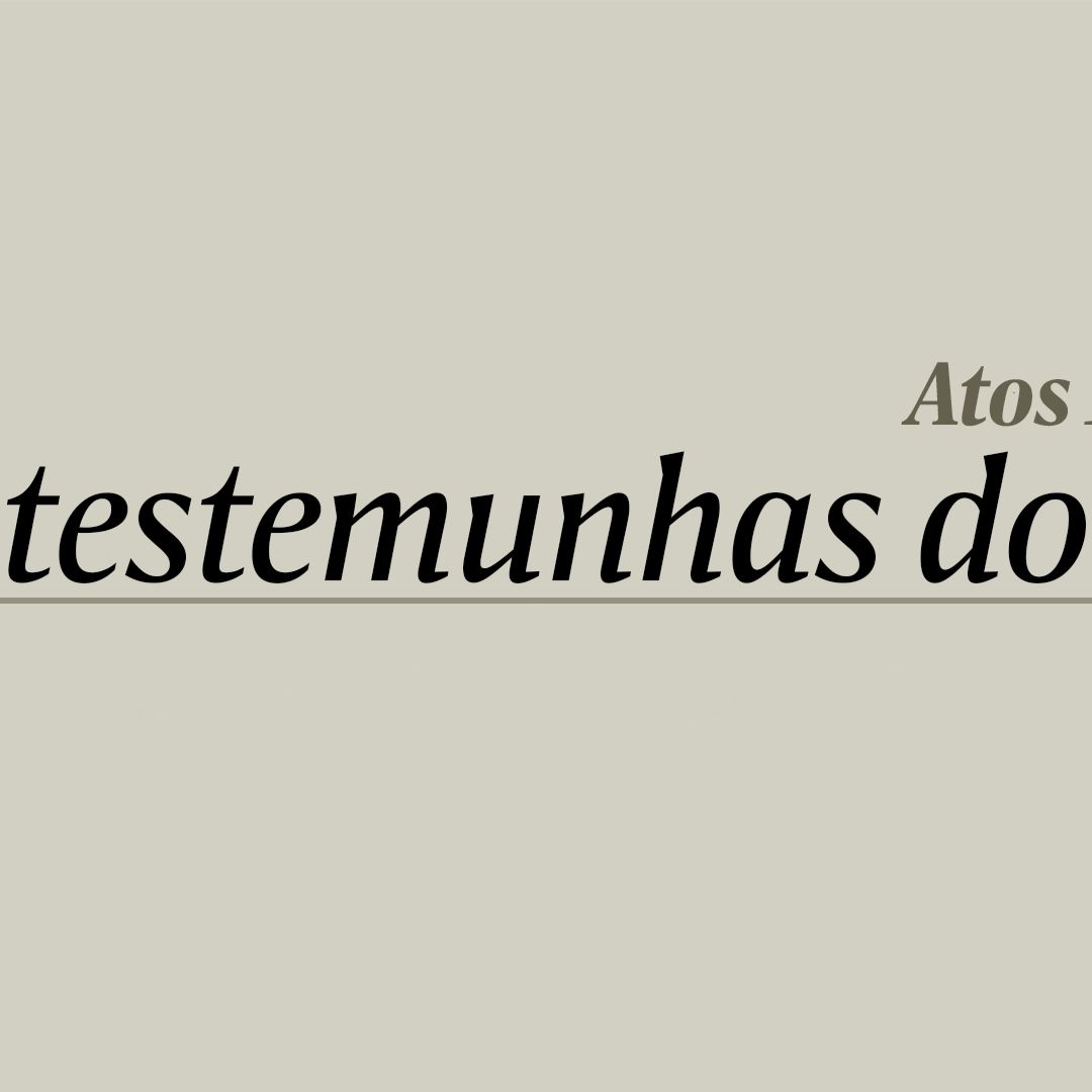 As testemunhas do rei (Atos 1.1-11) - Pr. Geimar de Lima episode artwork