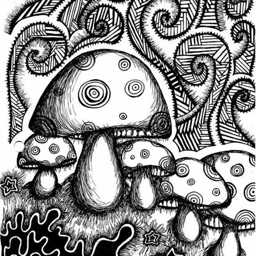 Психоделика рисунки карандашом