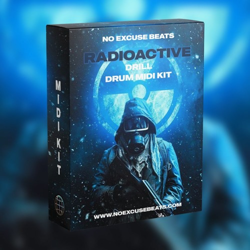 (60+) DRILL DRUM MIDI KIT 2023 "RADIOACTIVE" | 808Melo x Ghosty x Rxckson Drill Drum Midi Kit 2023