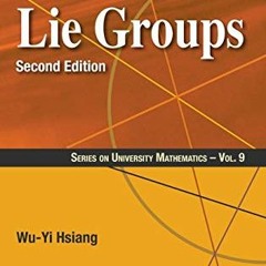 VIEW [PDF EBOOK EPUB KINDLE] Lectures on Lie Groups: Second Edition (University Mathe