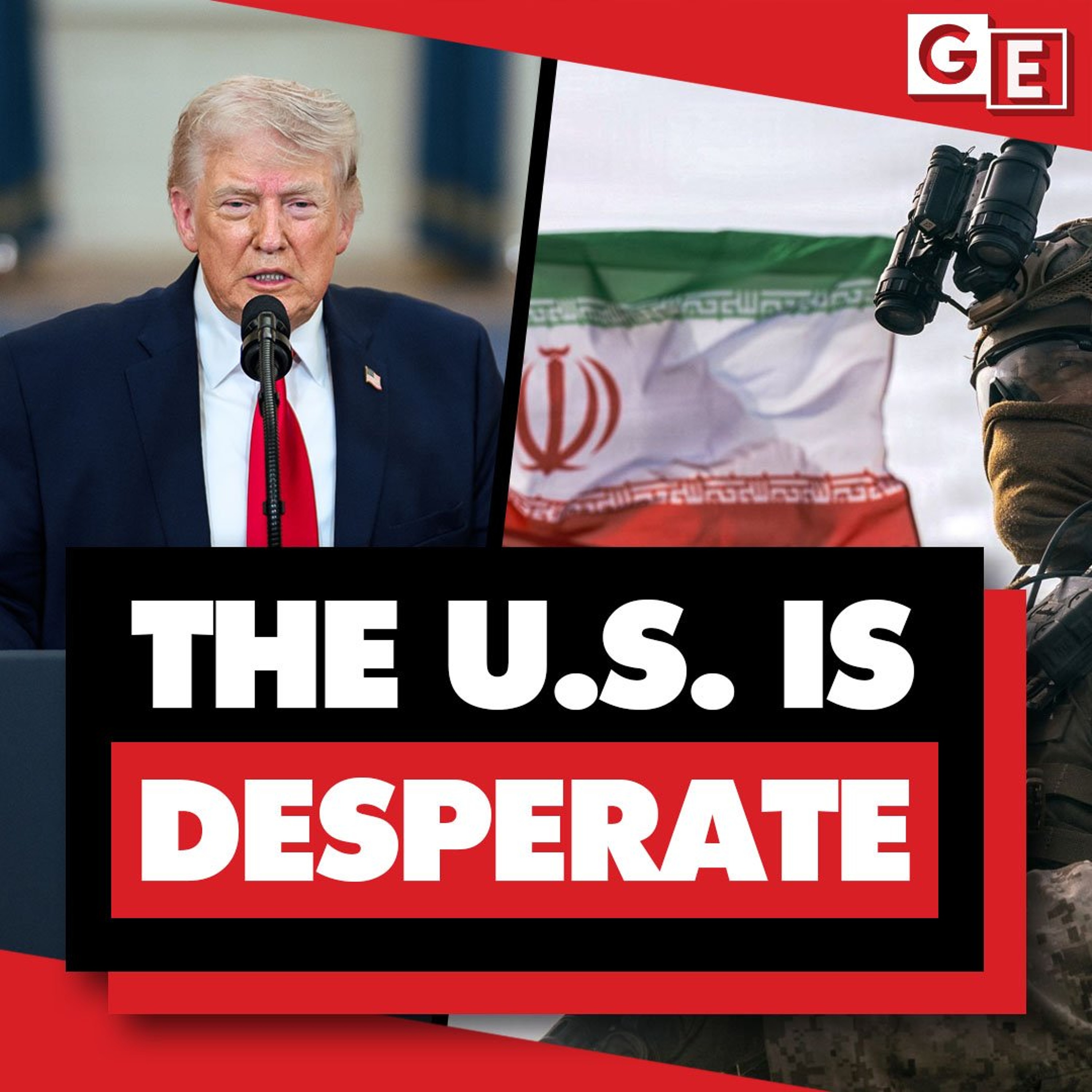 Trump is desperate as Iran war expands, US casualties rise, military runs out of missiles episode artwork