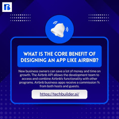 What is the core benefit of designing an app like AirBnb?