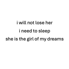 Girl Of My Dreams