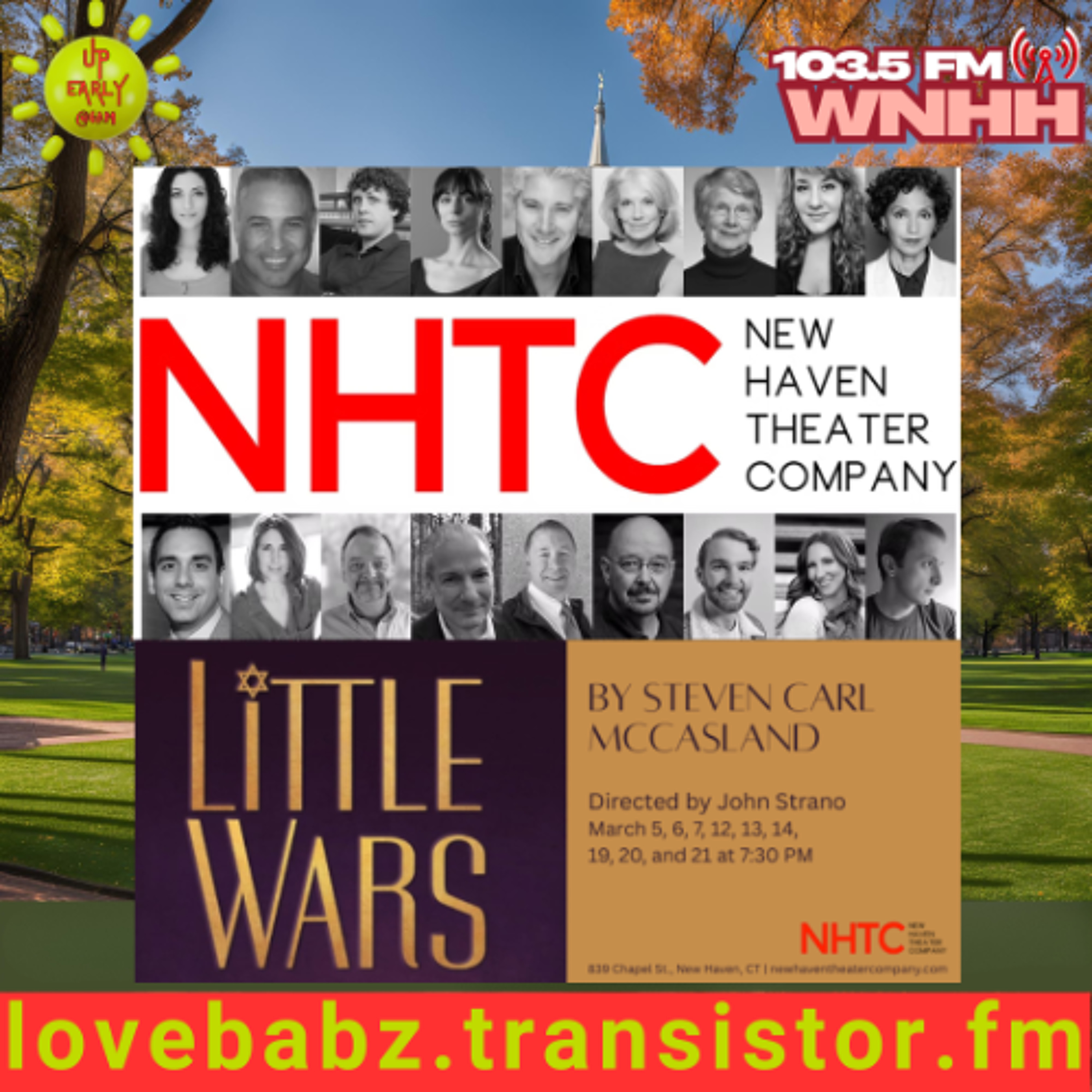Up Early! LoveBabz LoveTalk Welcomes NHTC (New Haven Theater Company episode artwork