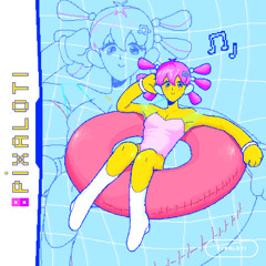 floating by