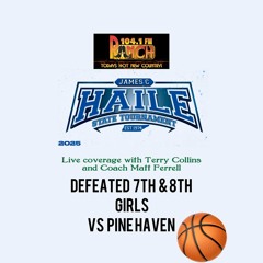 FEB 1 2025 DEFEATED VS PINE  HAVEN 7TH AND 8TH GIRLS