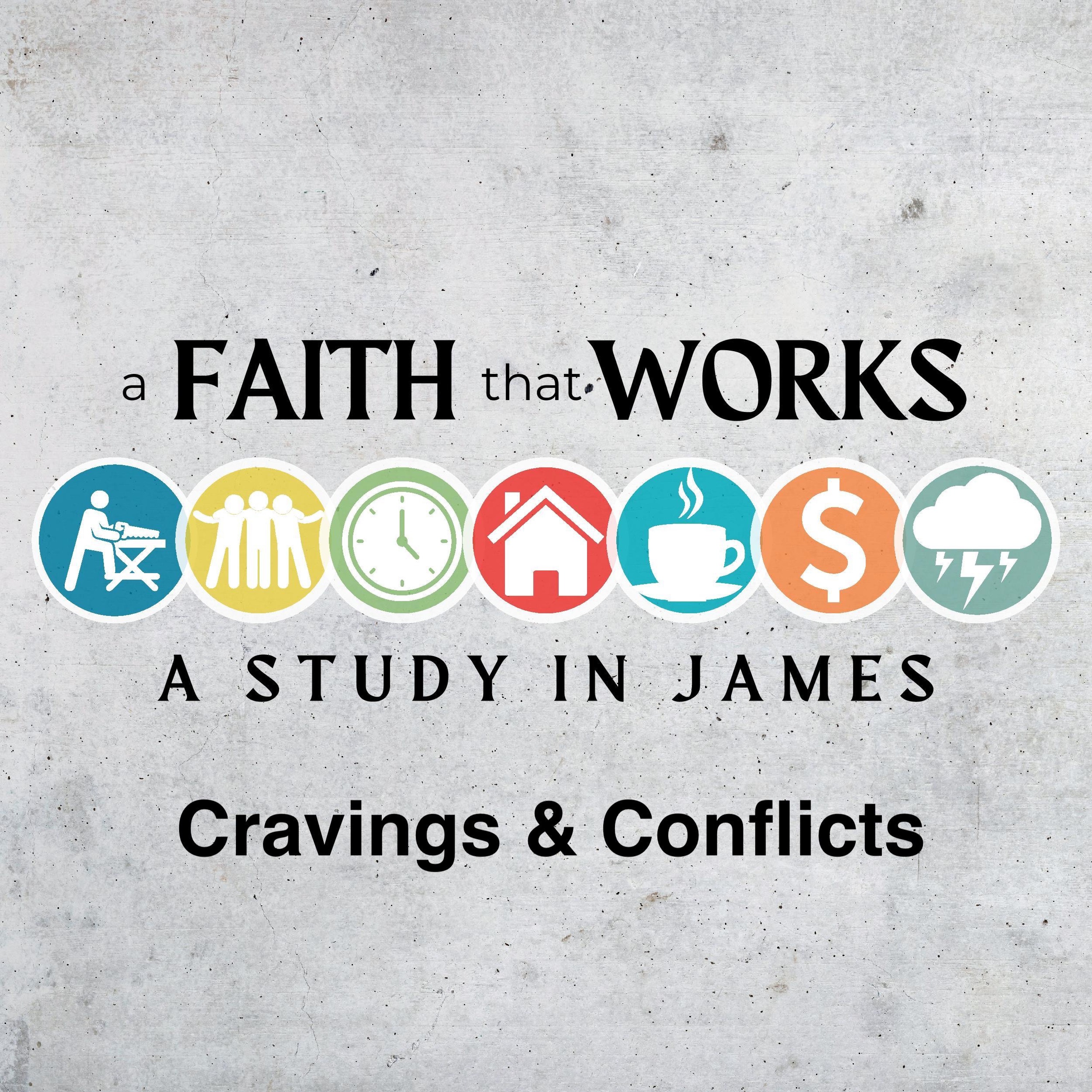 June 9/24 | Cravings & Conflicts |  James 4:1-12  |  Meldon Lutzer episode artwork