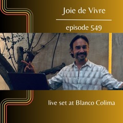 Joie de Vivre - Episode 549 live set at Blanco Colima