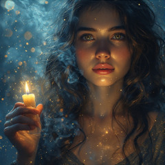 CANDLE IN THE DARK (Timeless floating in Space - Paploviante)